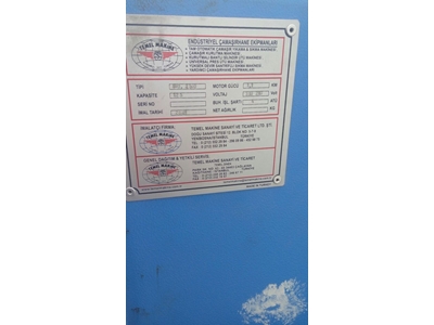 Temel Silindir Ütü 650 X 2500 Mm Buharlı Temiz Sıfır Ayarında !! - 7