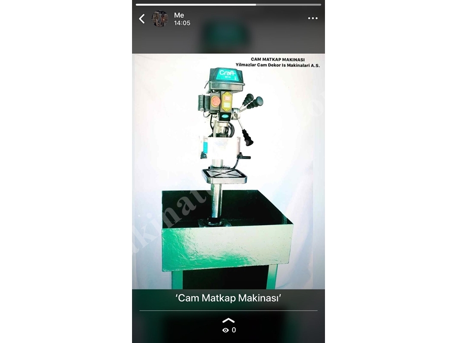 Cam Matkabı - Cam Delme Makinası