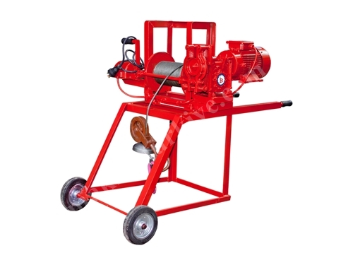 500 Kg Floor Controlled Three Phase Geared Construction Hoist