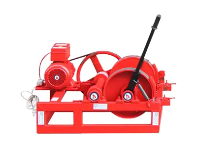 250 Kg Ground Controlled Three-Phase Friction Hoist Construction Winch