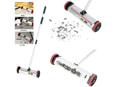 428 Magnetic Metal Collector Magnetic Pick-Up Drop Nail Pin Broom