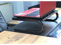 Organiser Masa Üstü Ekran Monitor Tv Laptop Yazıcı Yükseltici Metal Ayaklı Stand  - 3