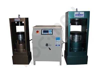 Tam Otomatik Beton Ve Karot Test Presi 200-300-500 Ton - Çeliktest - 0