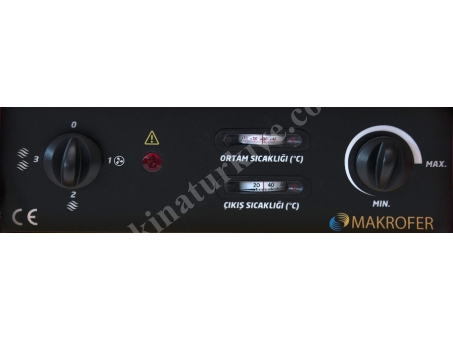 Taşınabilir Elektrikli Isıtıcı 10.320-30.100 Kcal/H - Makrofer Makro 35