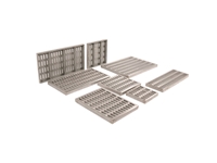 Reinforced Symmetric Oval Perforated - Stainless Steel Drainage Channel Grating - 0