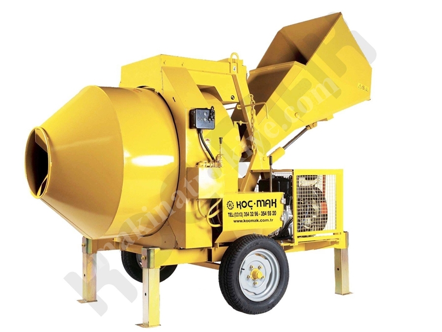 1000 Litre 23 Hp Dizel Hidrolik Kepçeli Betoniyer