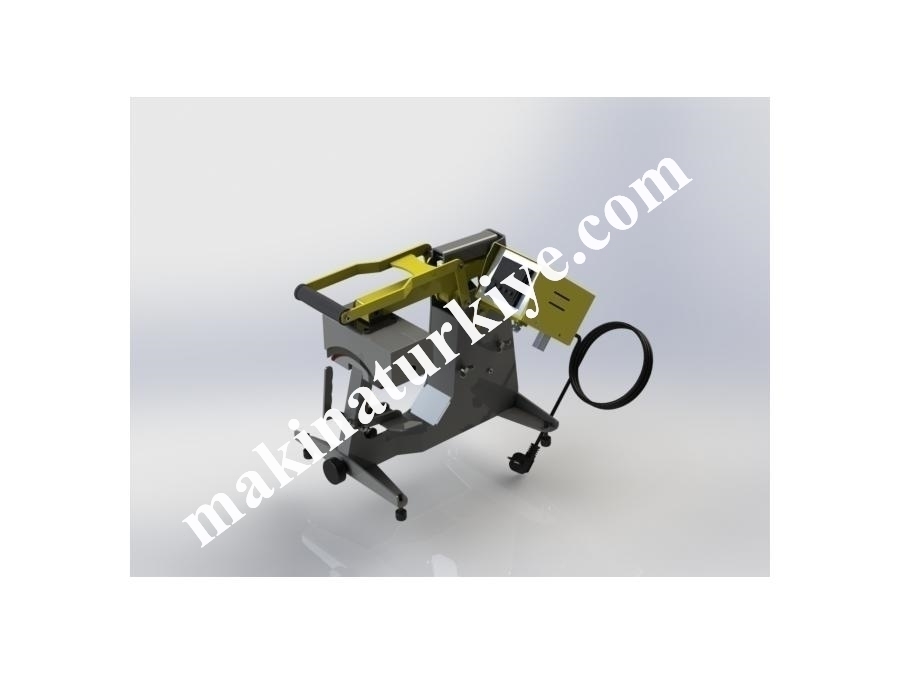 6x16 cm Tablolu Manuel Şapka Transfer Baskı Presi