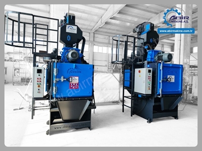 Sandblasting Machine with Turntable Cabinet - 1