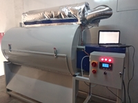 Machine de traitement thermique de fumier de vers de terre de 800 kg - 1