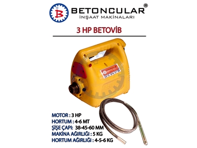 *3 Hp Beton Vibratörü  - 0
