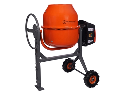 125 lt Mini Mortar Mixer and Concrete Mixer - 1