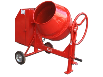 180 lt Gasoline Mortar Mixer and Concrete Mixer - 0