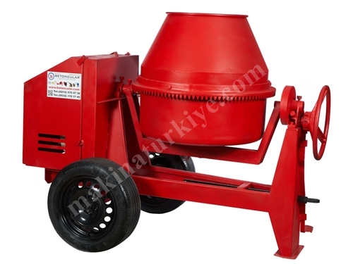 500 lt Single Phase Mortar Mix and Concrete Mixer