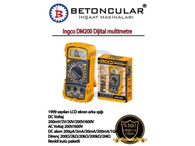 200 V Digital Multimeter - 1