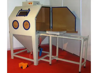 Rotating Table Sandblasting Cabinet Ak 1000 Dt