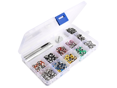 300 Set 5 Mm Metal Kuş Gözü Ve Saklama Kutusu - 6