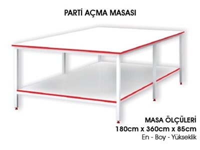 Parti Açma Masası - 2 - 0