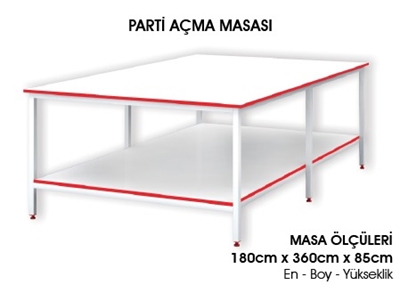 Parti Açma Masası - 2