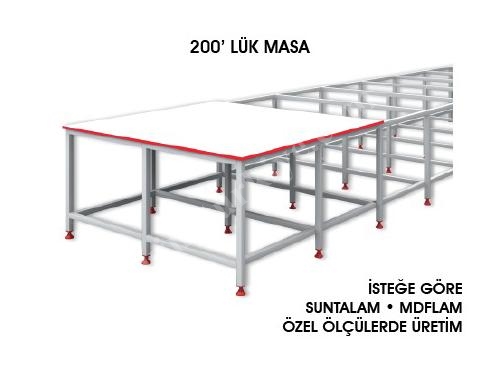 200'Lük Pastal Serim Masası - 5