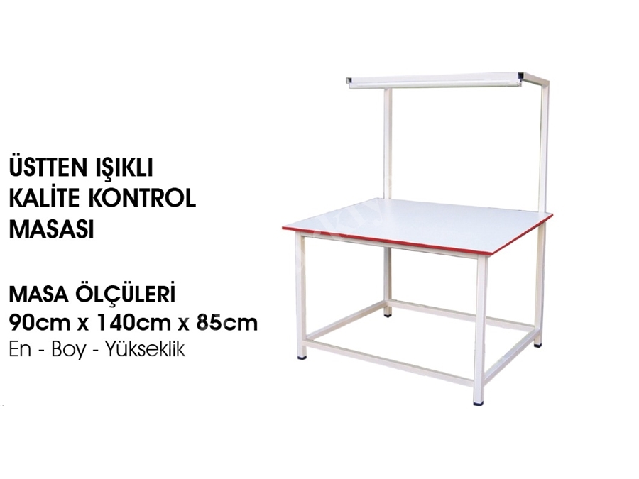 Üstten Işıklı Kalite Kontrol Masası - 8