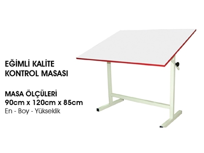 Eğimli Kalite Kontrol Masası - 23 - 0