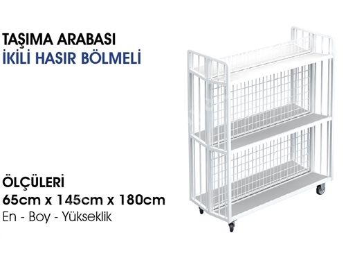 İki Hasır Bölmeli Taşıma Arabası - 42