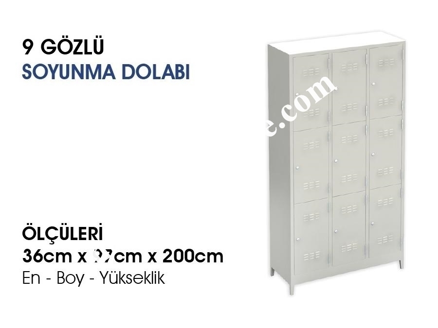 Soyunma Dolabı - 9 Gözlü - 65