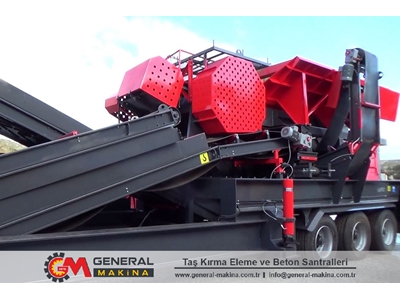 200-300 Ton / Saat Mobil Taş Kırma Eleme Tesisi - 1