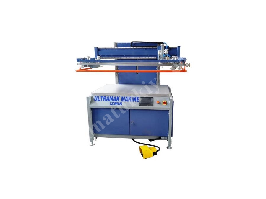 Serigraf Yan Baskı Makinası 50X70 Cm Yarı Otomatik 