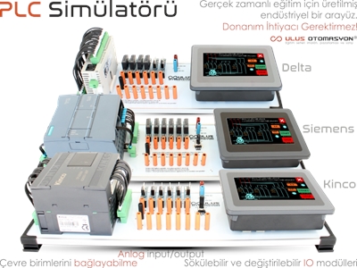 Plc Simülatörlü Eğitim Seti - Kinco Simülatör Plc1 - 0
