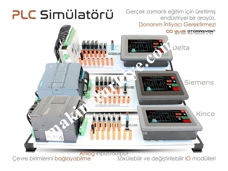Plc Simülatörlü Eğitim Seti - Kinco Simülatör Plc1