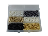 Bead Pearl Rivet Machine 2700 Pieces Colorful Bead Complete Riveting Set - 3