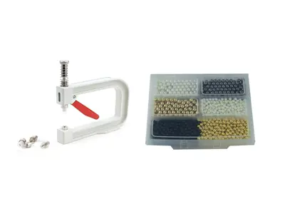 Bead Pearl Rivet Machine 2700 Pieces Colorful Bead Complete Riveting Set