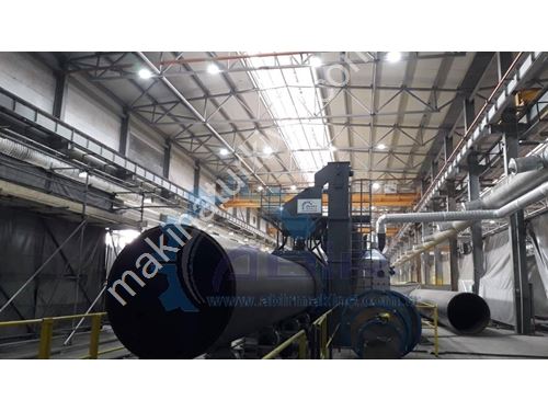 Ø1500mm Pipe Blasting Machine