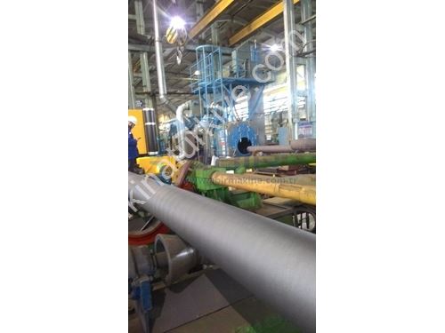 Ø1500mm Pipe Blasting Machine