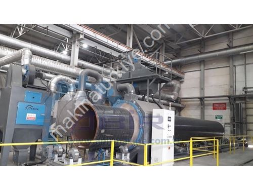 Ø1500mm Pipe Blasting Machine