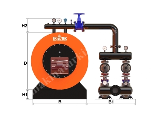100,000 Kcal/h - 10,000,000 Kcal / Hour Liquid Gas Fired Thermal Oil Boiler