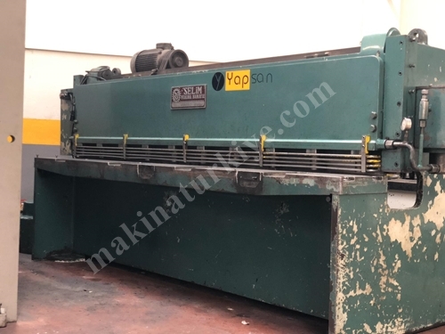 3 Metre 6 Mm Hava Kavramalı Mekanik Giyotin Makas