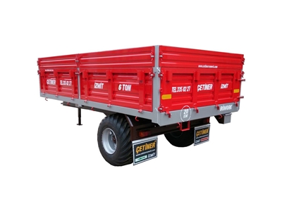 6 Ton Tek Dingilli Tek Lastikli Römork - 1