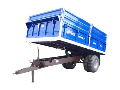 Single Axle Double Tire 8 Ton Dump Trailer - 3
