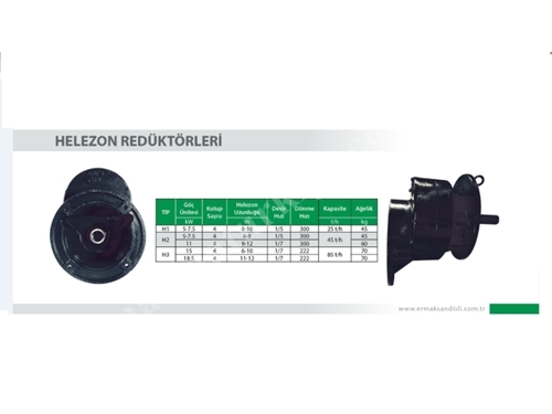 Helezon Redüktörü