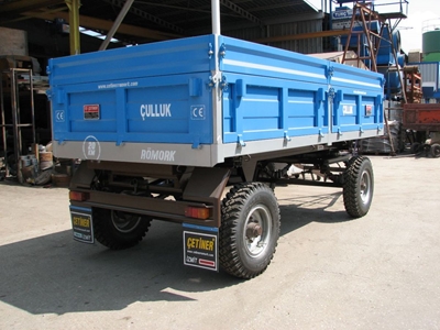 4 Ton İki Dingilli Dönerli Tip Damperli Römork - 3