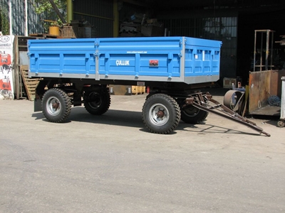 4 Ton İki Dingilli Dönerli Tip Damperli Römork - 1