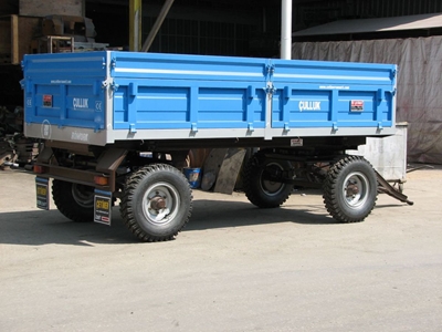 4 Ton İki Dingilli Dönerli Tip Damperli Römork - 2