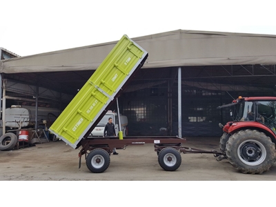 5 Ton İki Dingilli Dönerli Tip Damperli Römork - 1