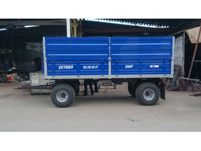 10 Ton İki Dingilli Dönerli Tip Damperli Römork - 2