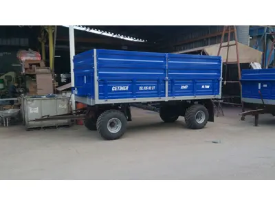 Two Axle Trailer with Rotating Platform 10 Tons