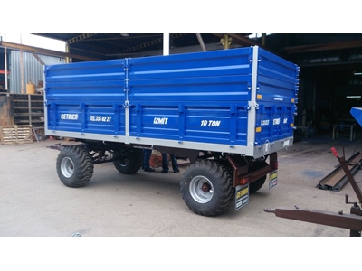 10 Ton İki Dingilli Dönerli Tip Damperli Römork - 1