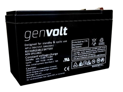 Genvolt 7 Ah - 100 Ah Tam Bakımsız Kuru Tip Akü 