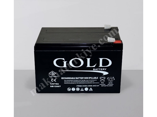 Gold 7 Ah - 200 Ah Tam Bakımsız Kuru Tip Akü 